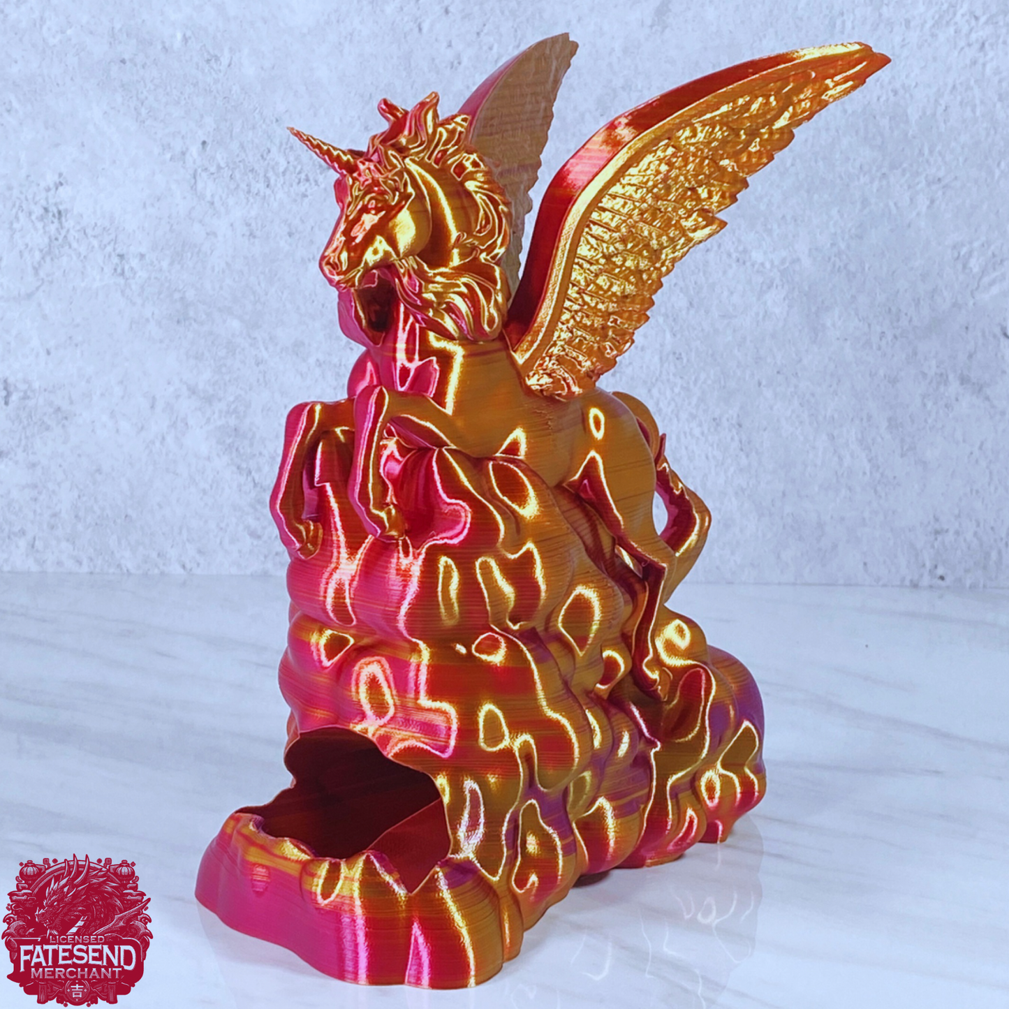 Flying Unicorn Dice Tower