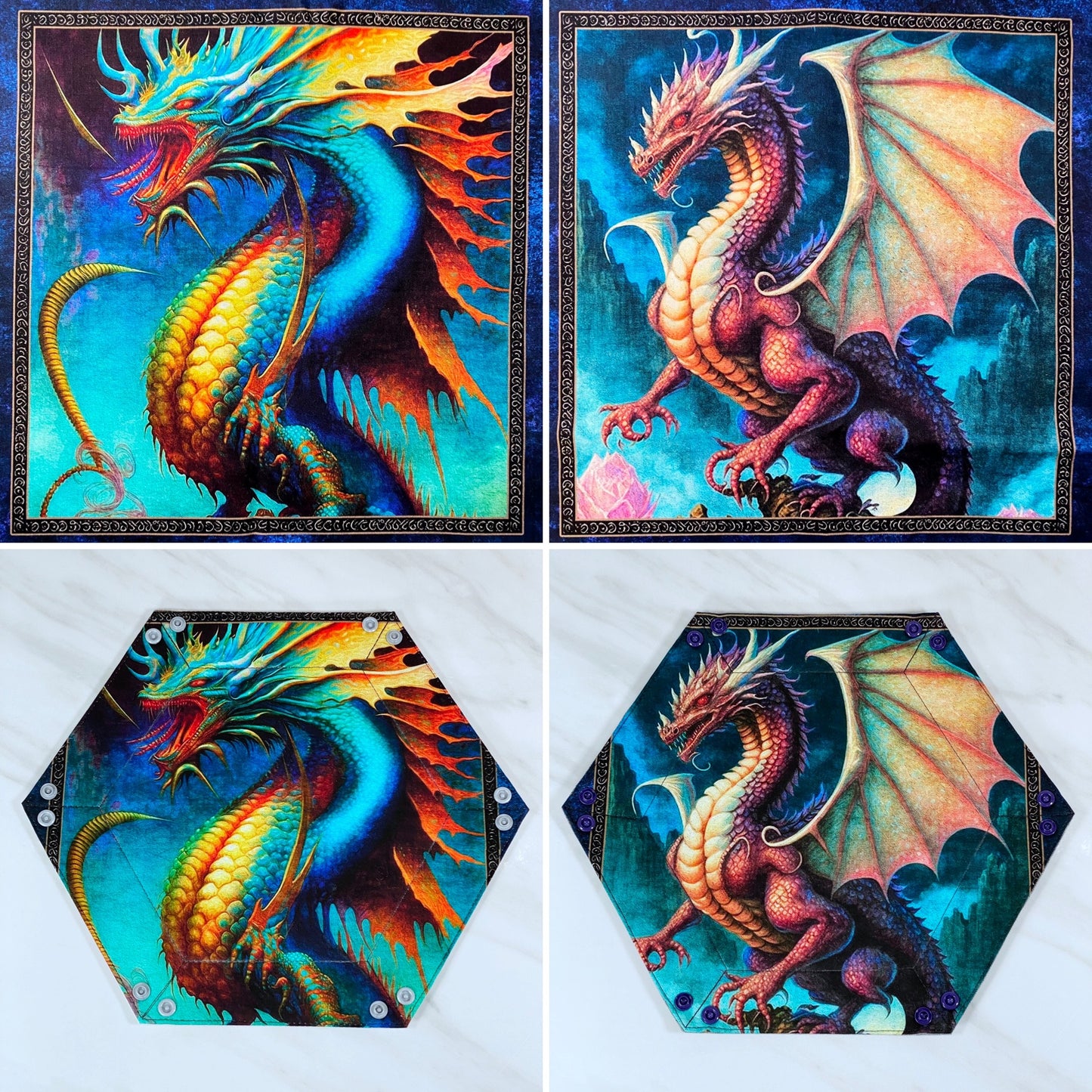 Fairy Dragon Hex Snap Dice Tray