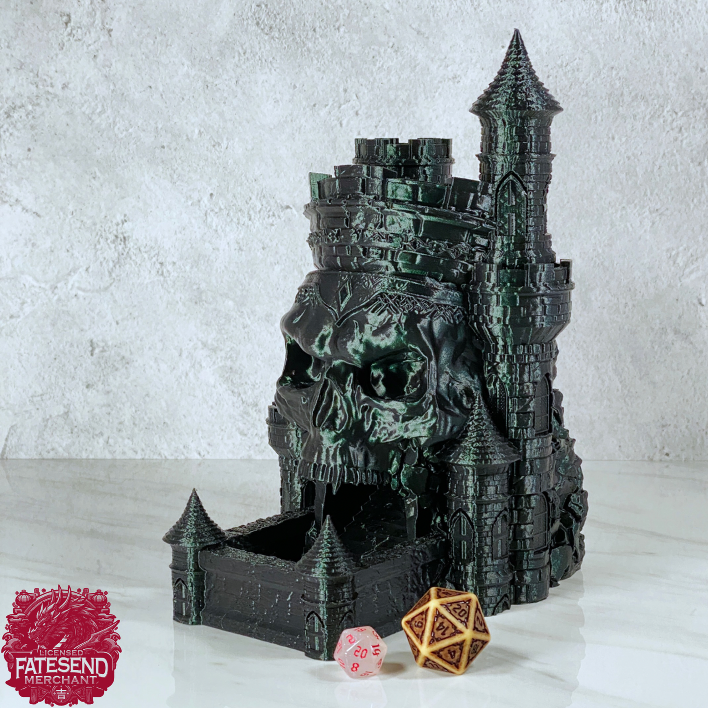 Giant Skull Castle Dice Tower