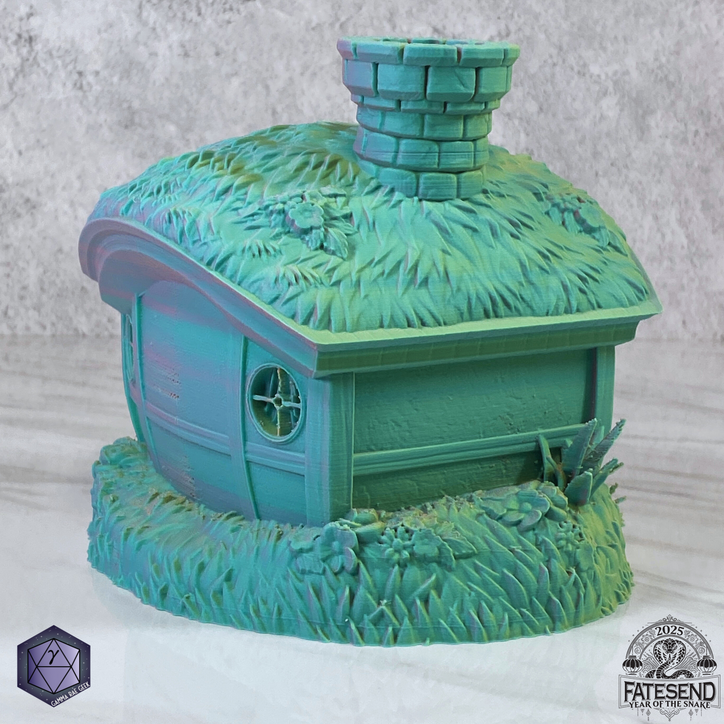 Halfling Hut Dice Tower