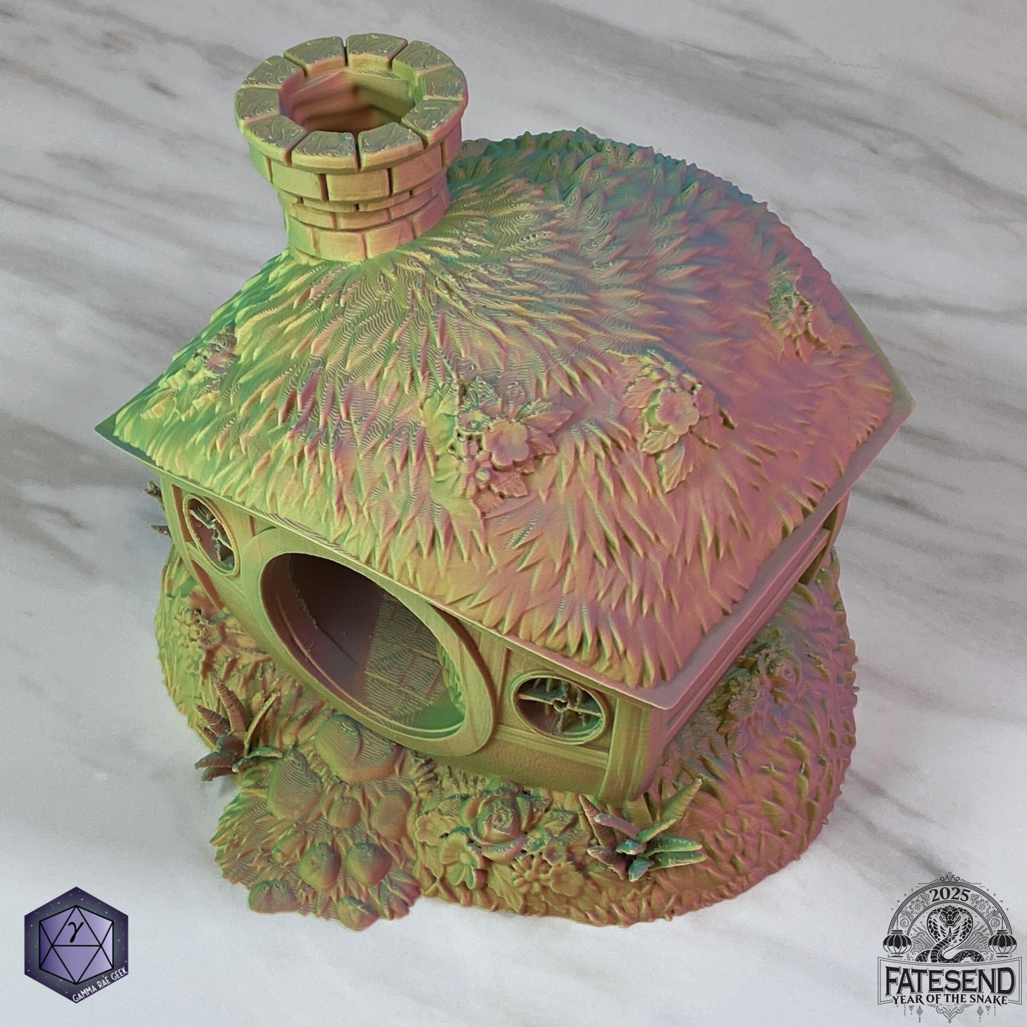 Halfling Hut Dice Tower