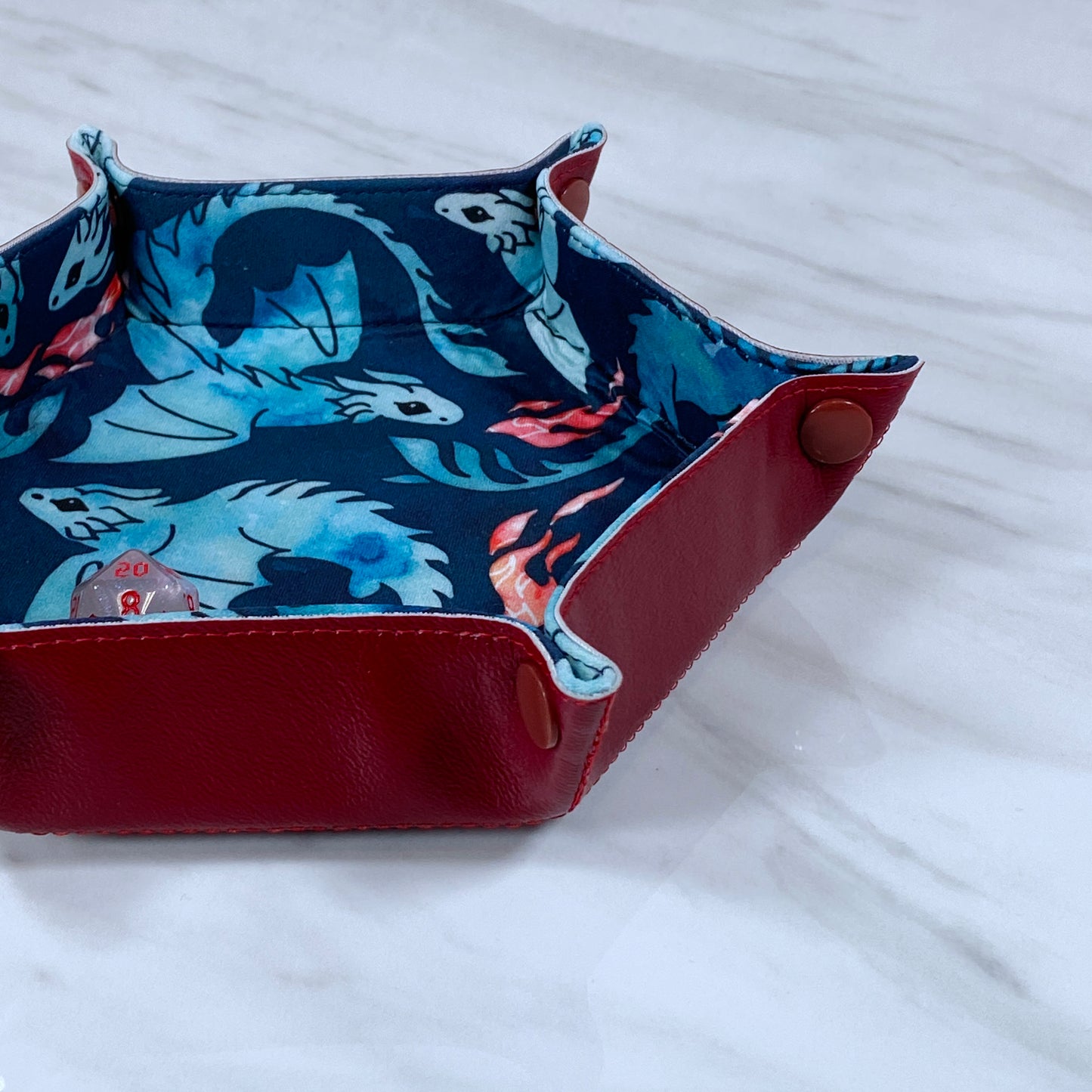 Large Dragons Hex Snap Dice Tray