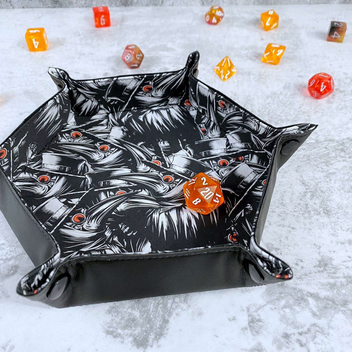 Plague Doctor Hex Snap Dice Tray