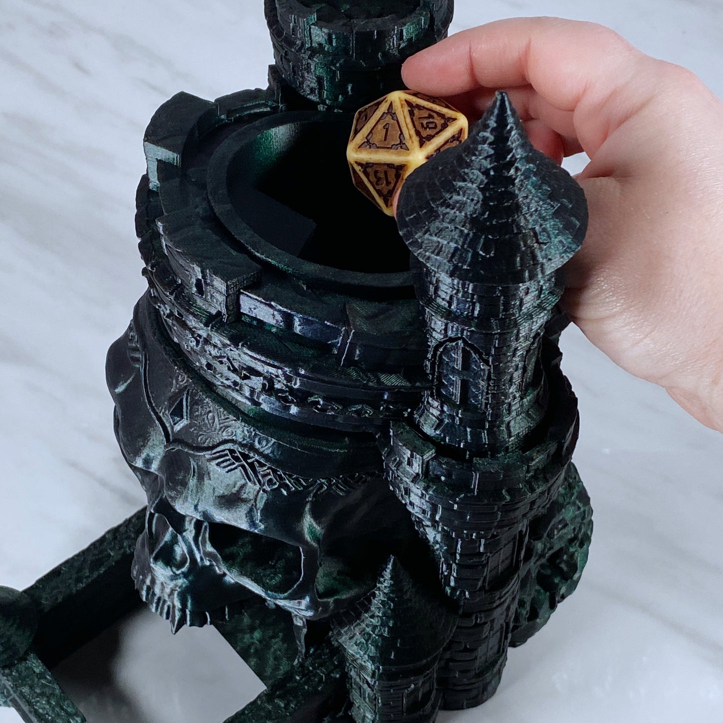 Giant Skull Castle Dice Tower