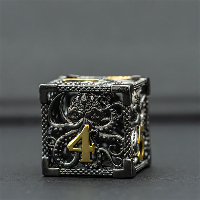 Kraken Dice, Black & Gold