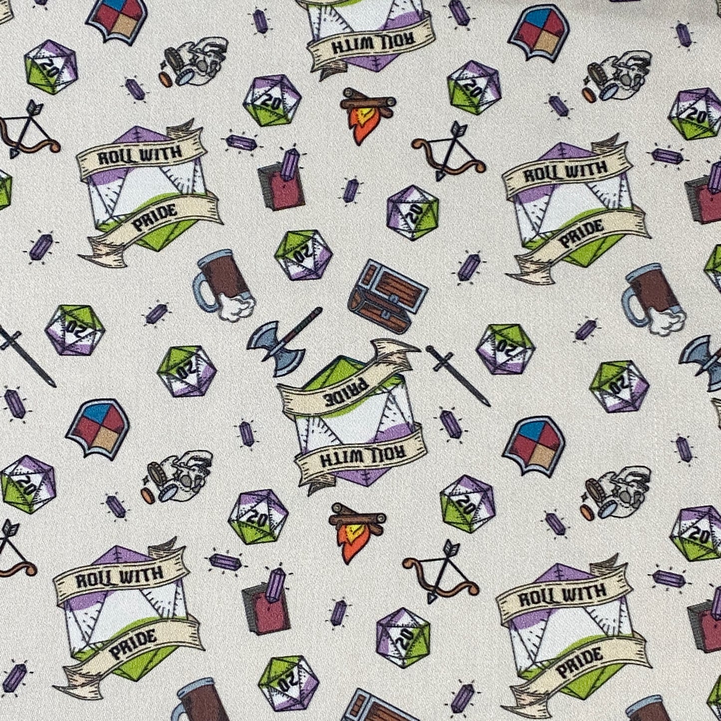 Roll with Pride Zipper Bag