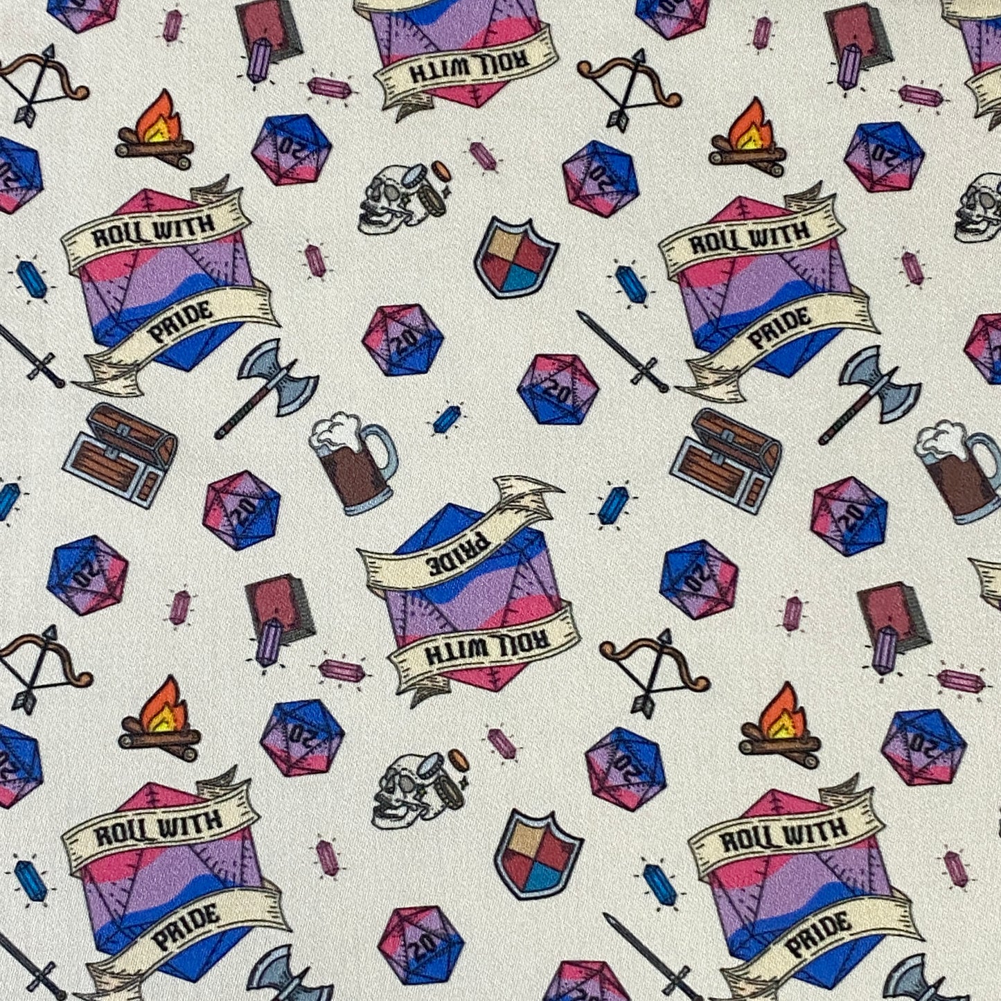 Roll with Pride Zipper Bag