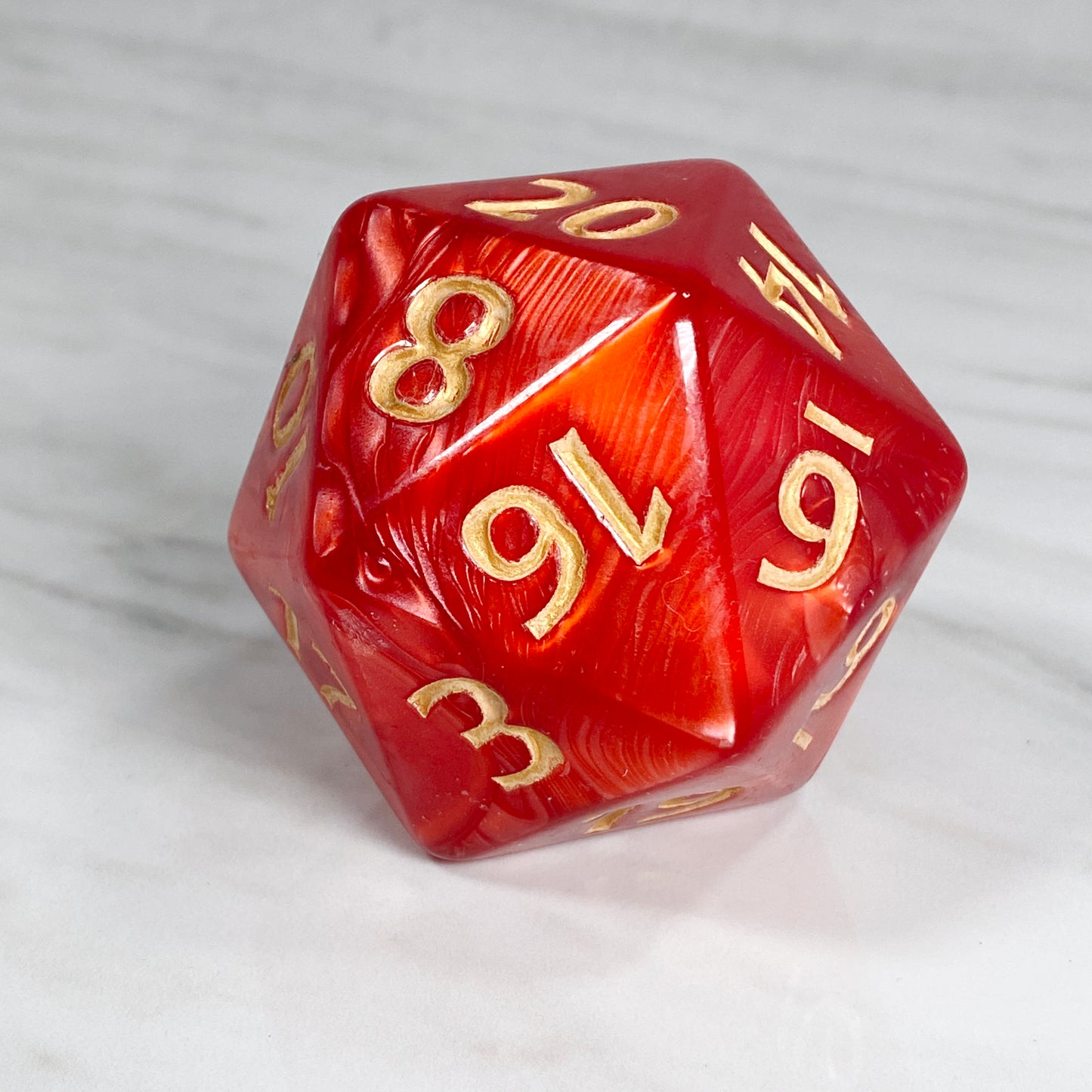Goliath Red Swirl 55mm D20