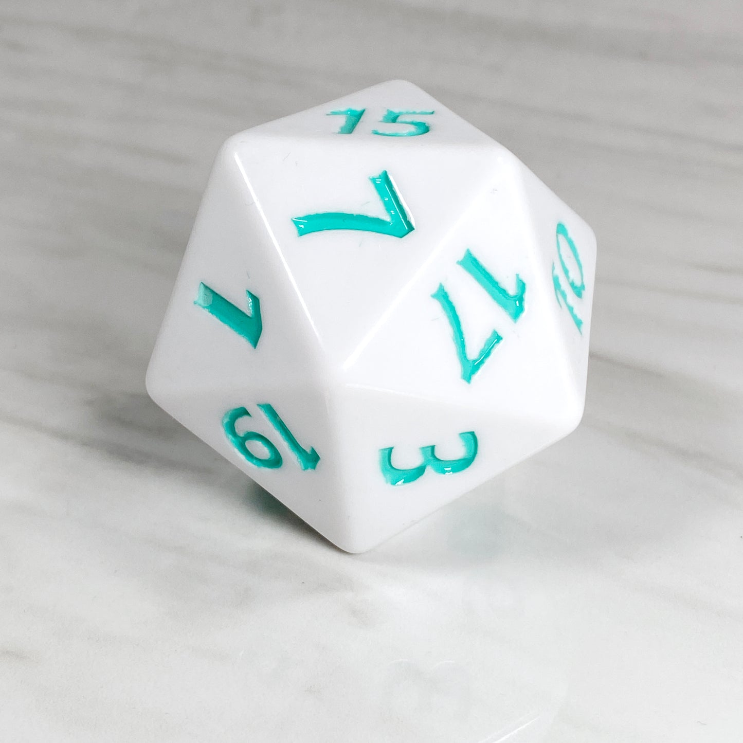Goliath White with Aqua 55mm D20
