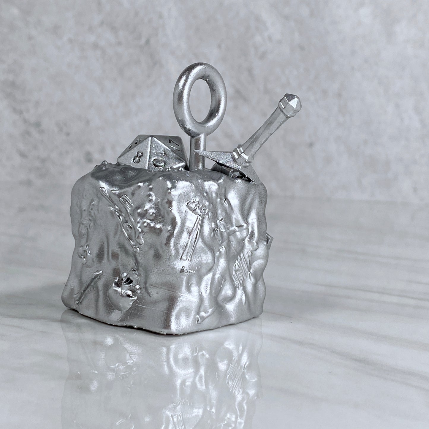 Gelatinous Cube Christmas Ornament