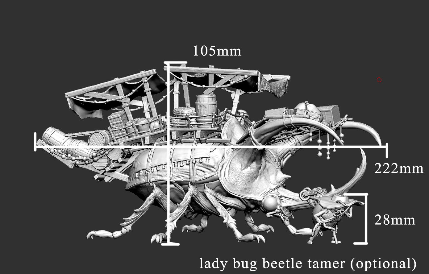 Giant Beatle and Optional Platform, Mini Monster Mayhem