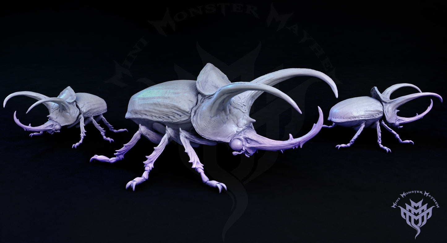 Giant Beatle and Optional Platform, Mini Monster Mayhem
