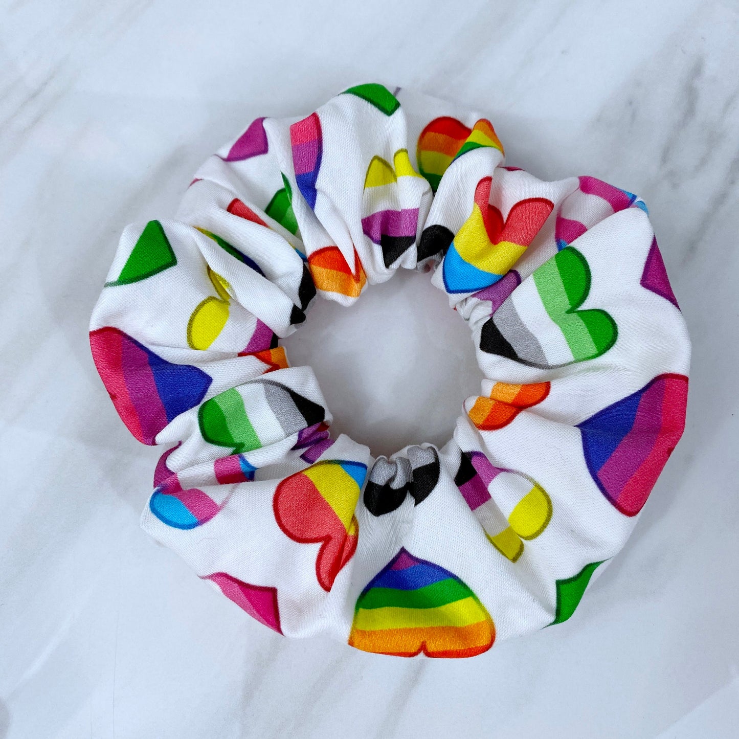Pride Heart Stash Scrunchie