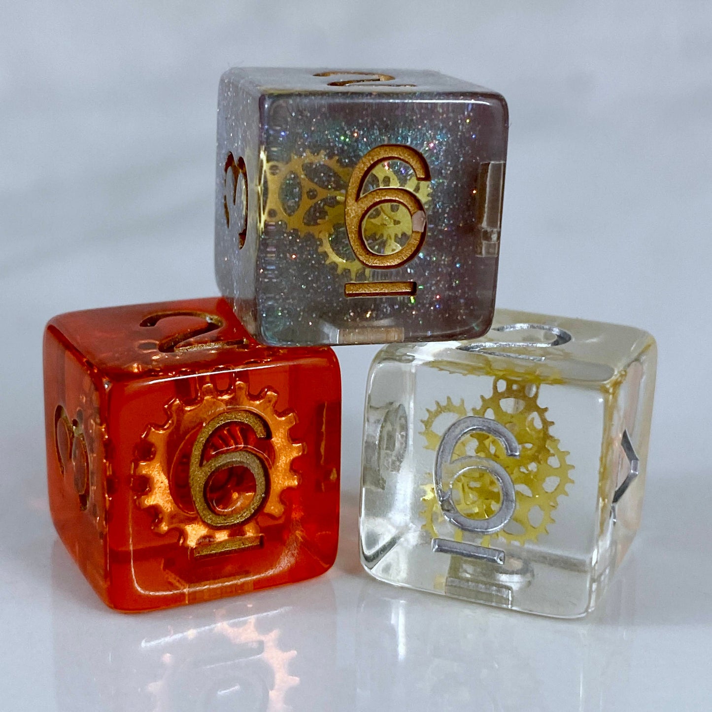 Artificer Amber Gear Dice