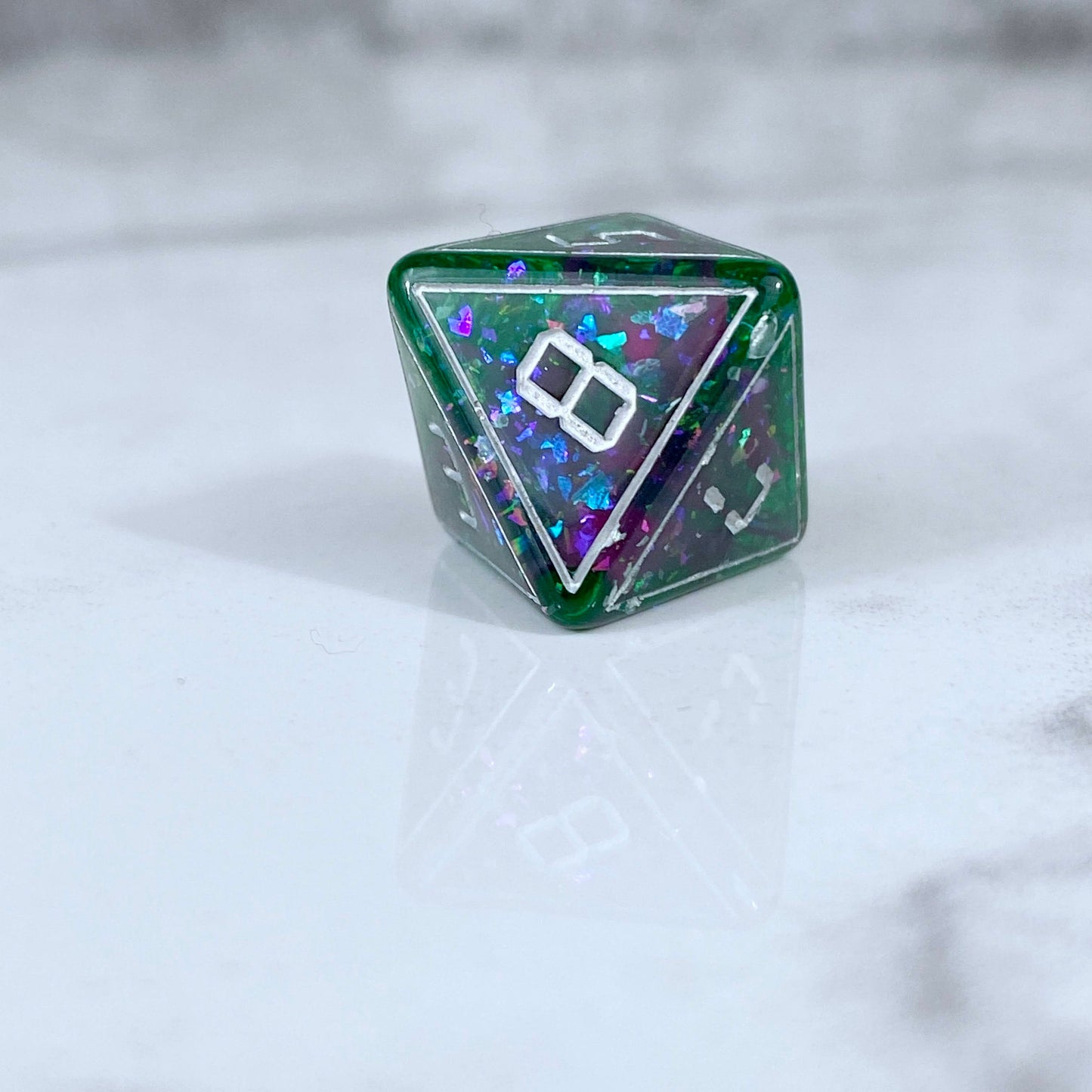 Back in Time Pink and Green Dice