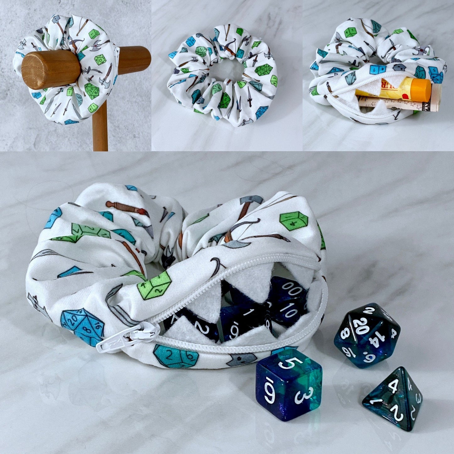 Choose Your Weapon Mimic Scrunchie