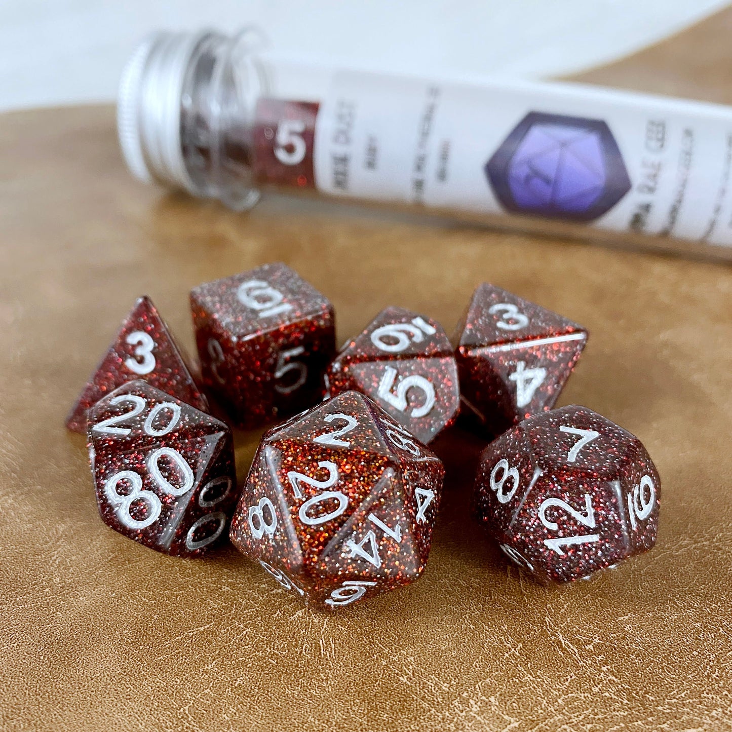 Pixie Dust Ruby Dice