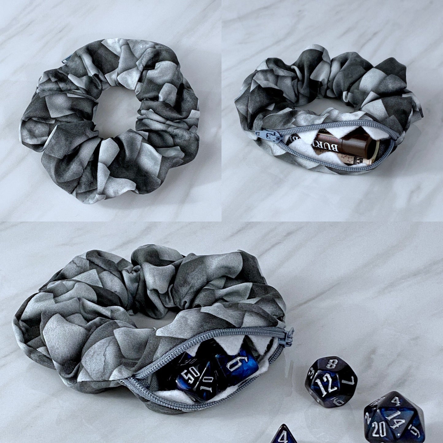 Dragon Scale Mimic Scrunchie