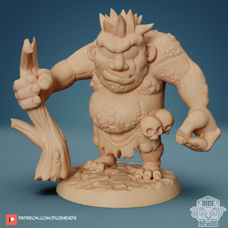 Giant Chibi, Ettin, Dice Heads
