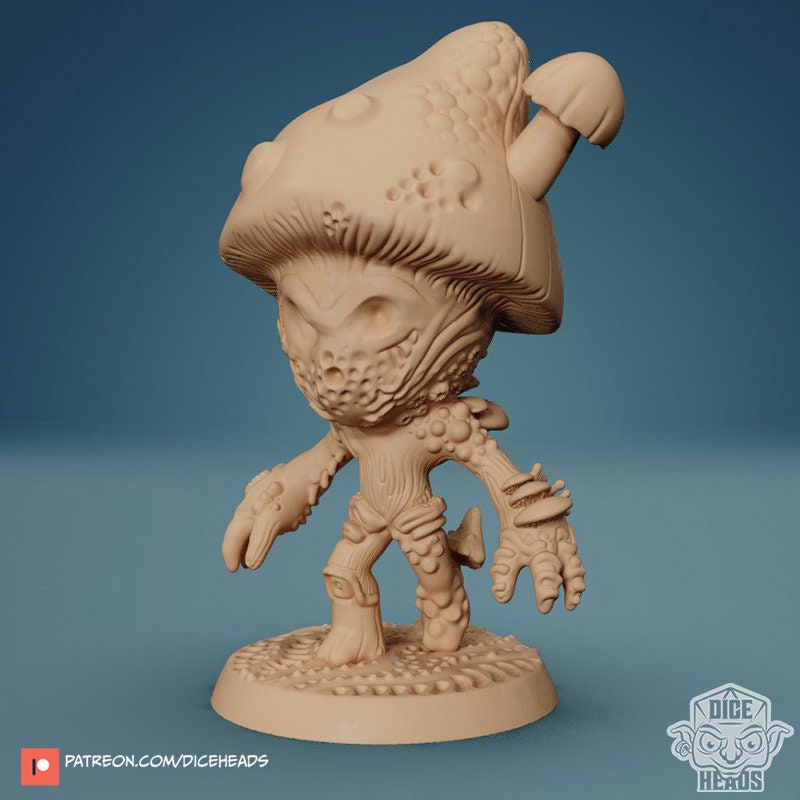 Fungal Chibi, Mycanid, Dice Heads