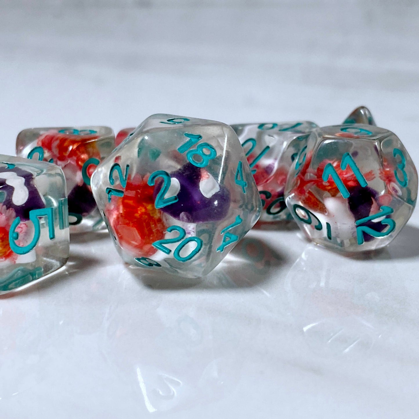 Purple Mushroom Dice