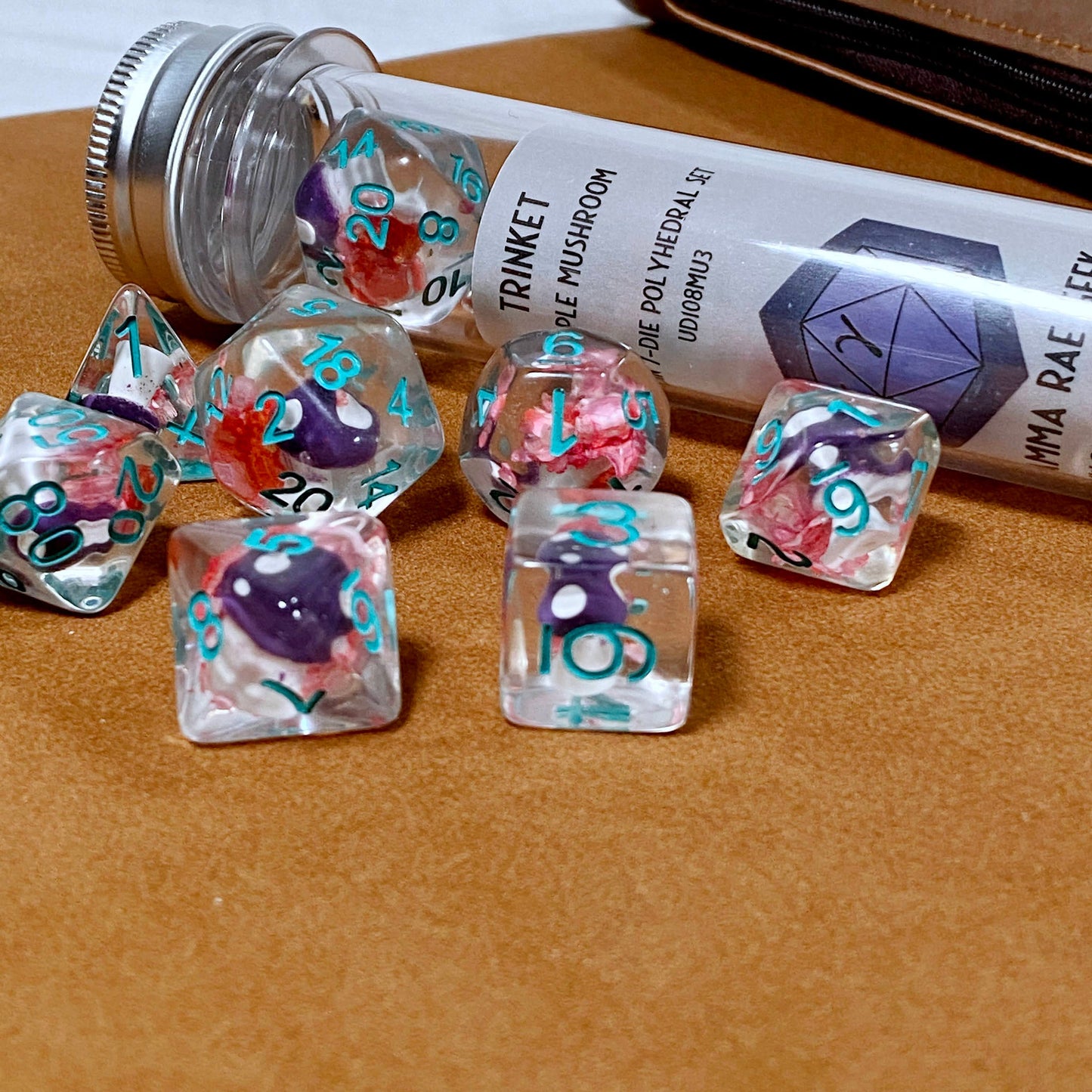 Purple Mushroom Dice