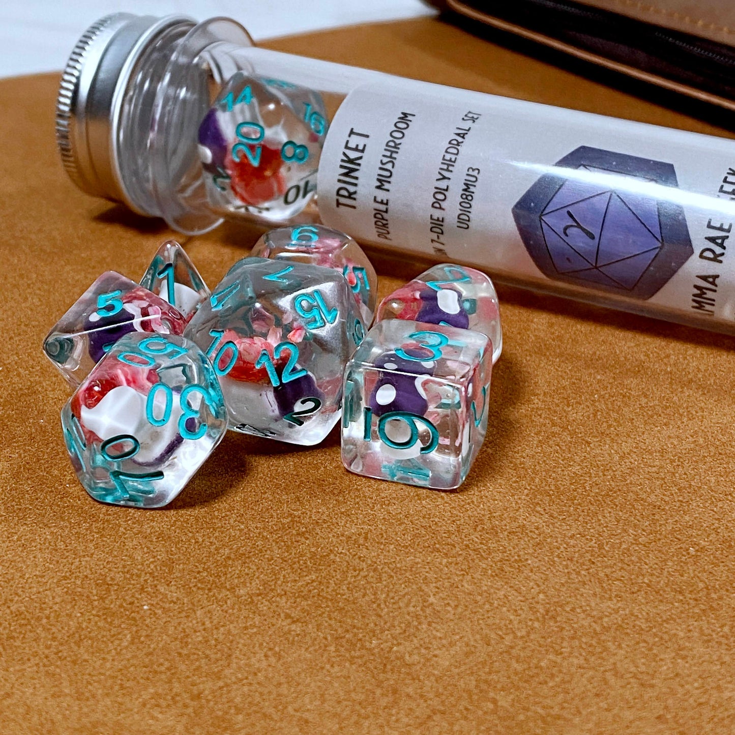 Purple Mushroom Dice