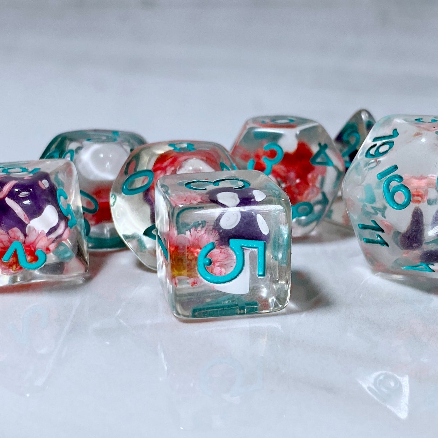 Purple Mushroom Dice