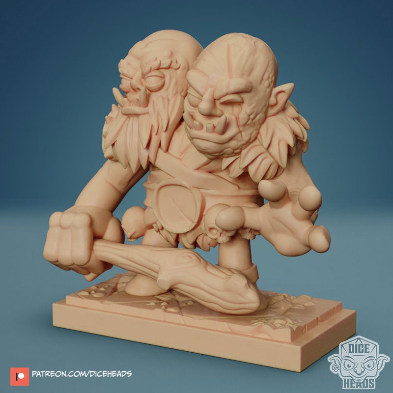 Giant Chibi, Ettin, Dice Heads