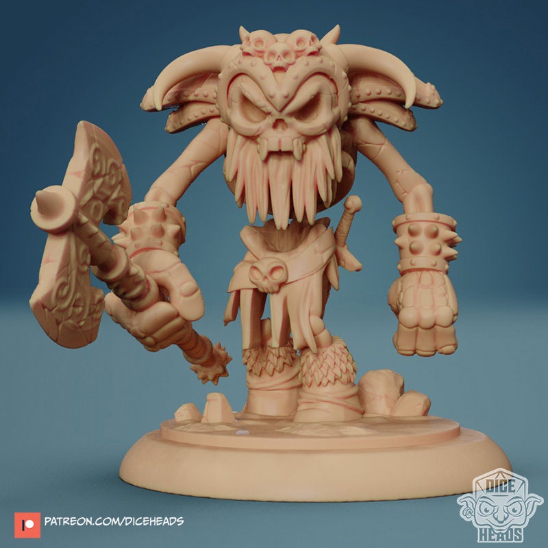 Giant Chibi, Ettin, Dice Heads
