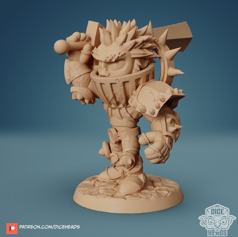 Giant Chibi, Ettin, Dice Heads