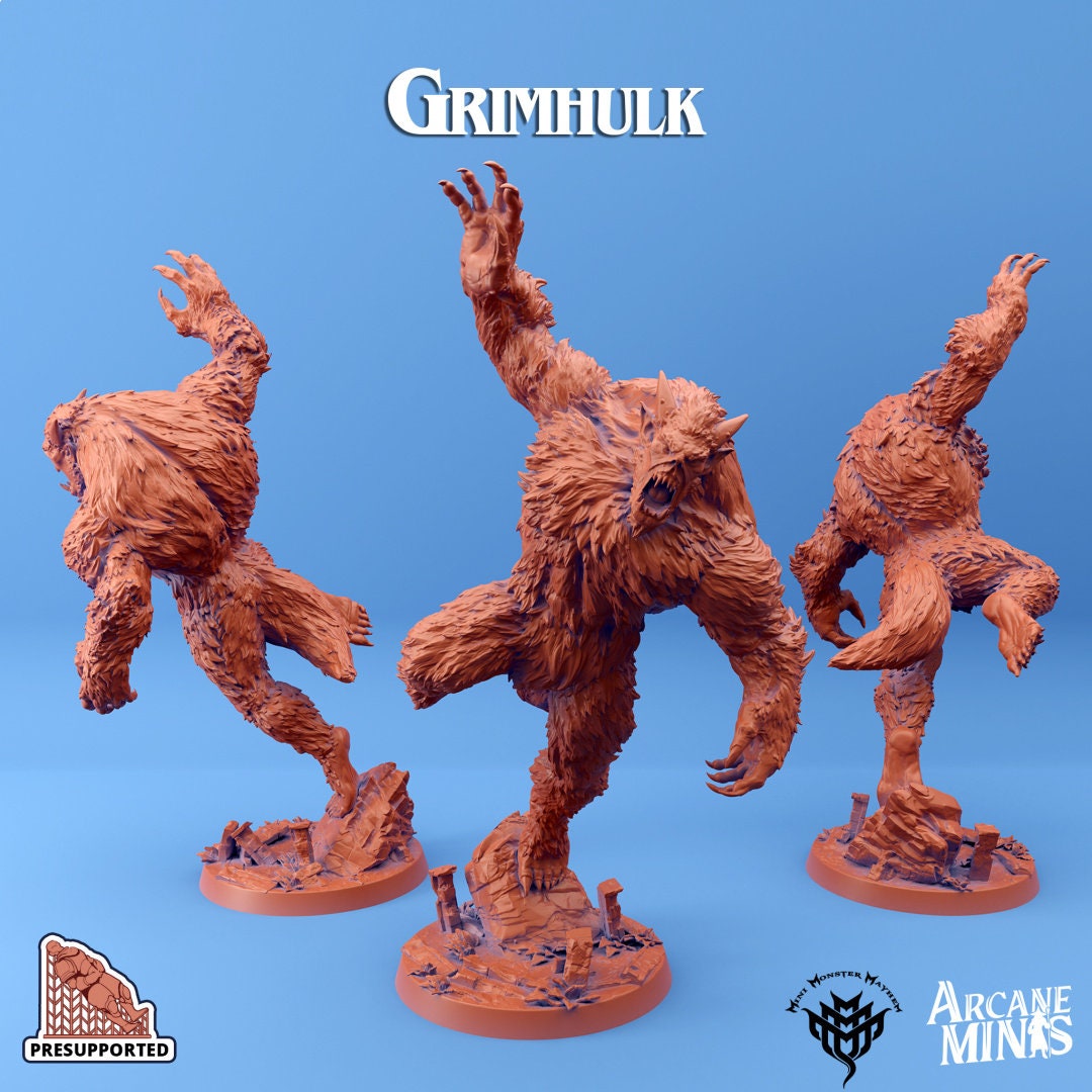 Grimhulk, Yeti, Mini Monster Mayhem