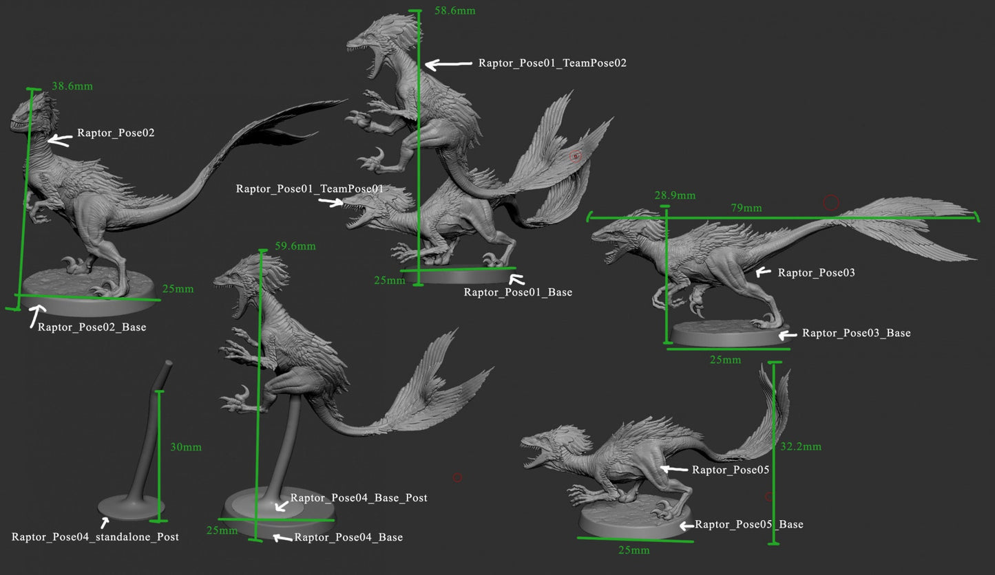 Feathered Raptors, Mini Monster Mayhem
