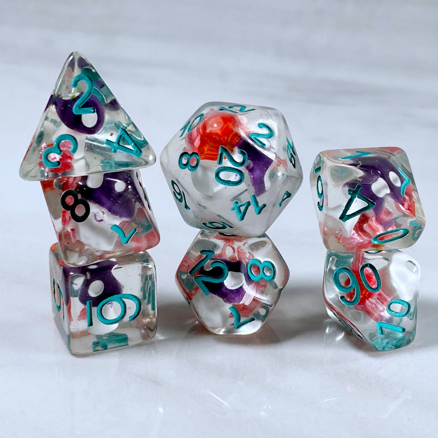 Purple Mushroom Dice