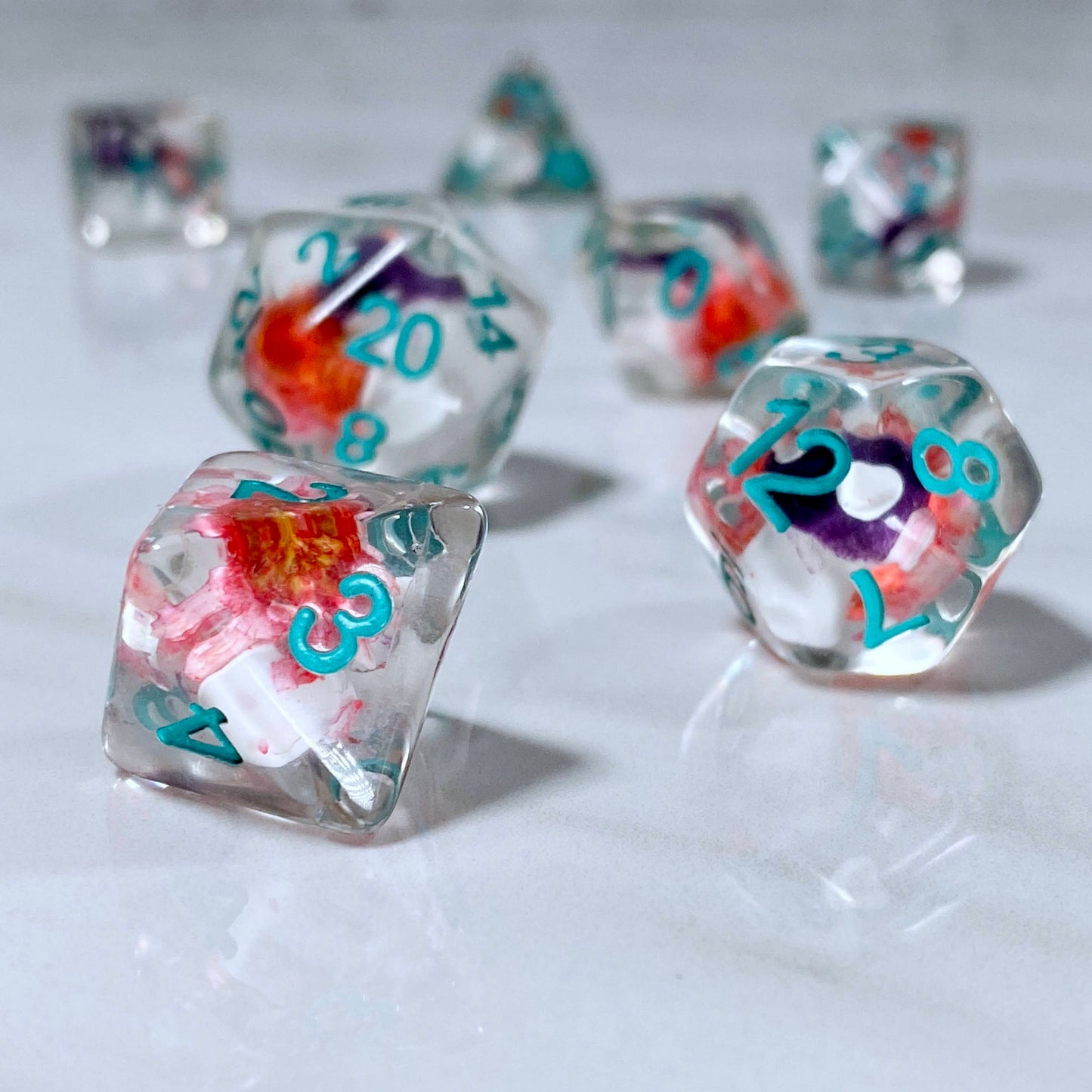 Purple Mushroom Dice