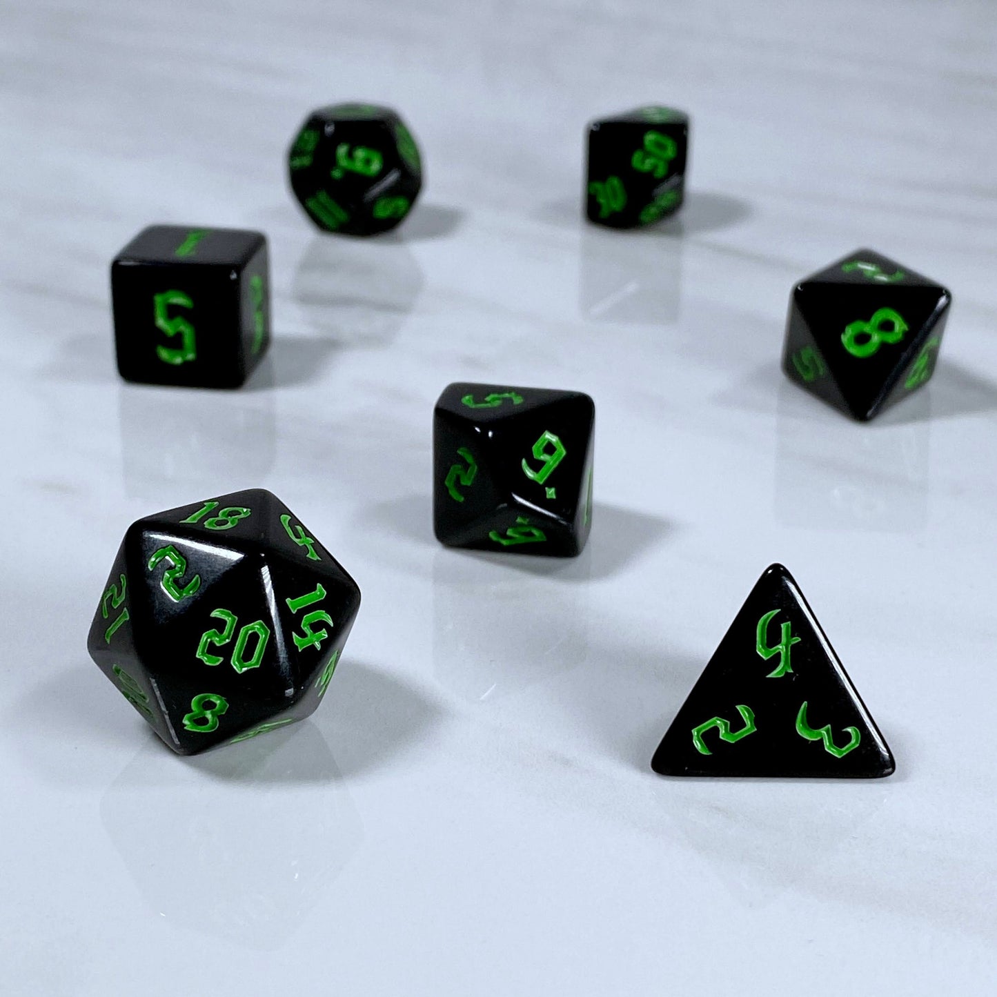 Necrotic Green Dice