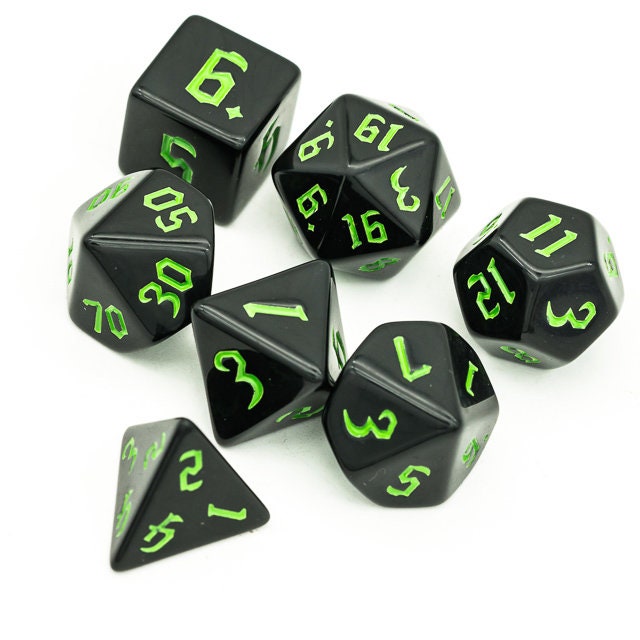 Necrotic Green Dice