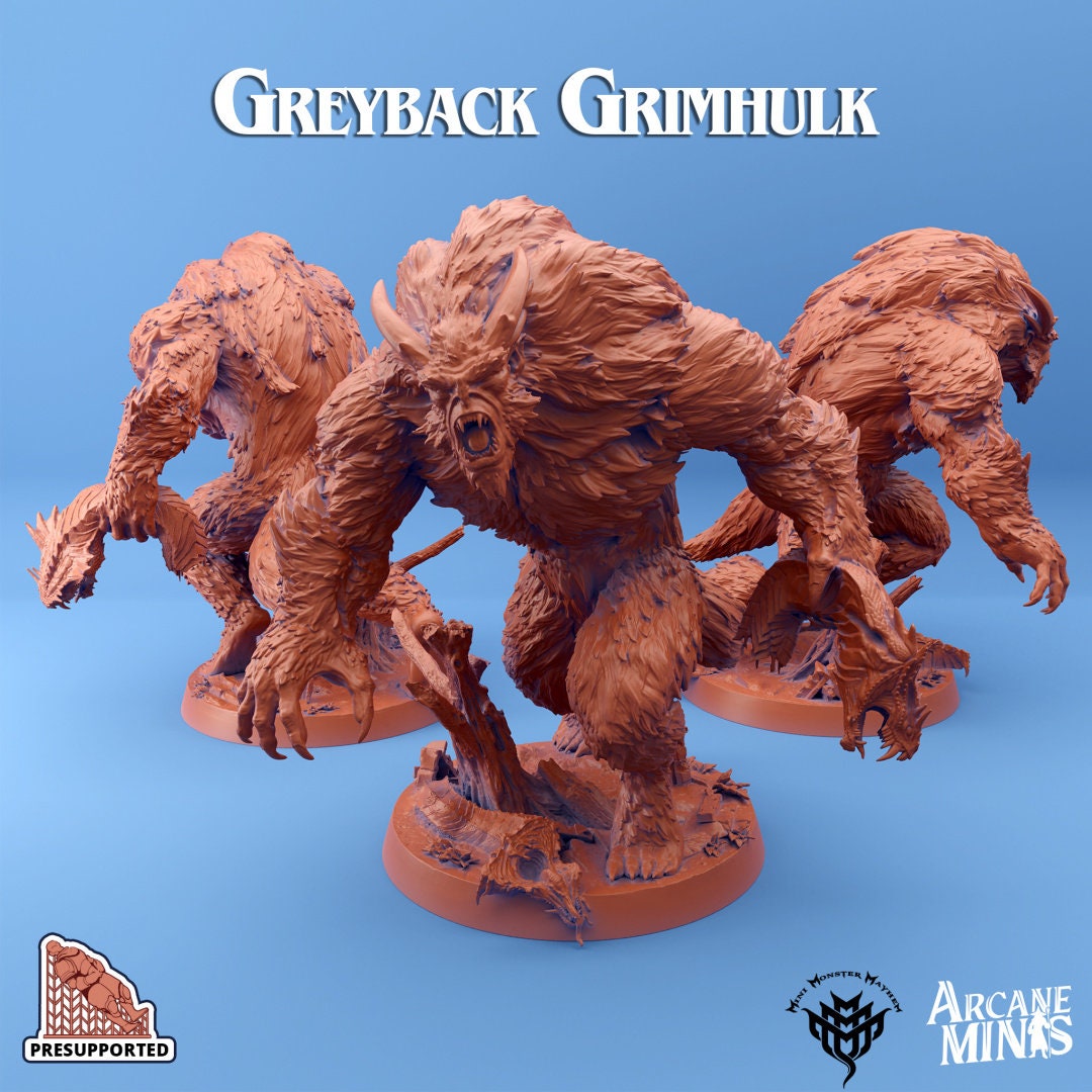 Grimhulk, Yeti, Mini Monster Mayhem