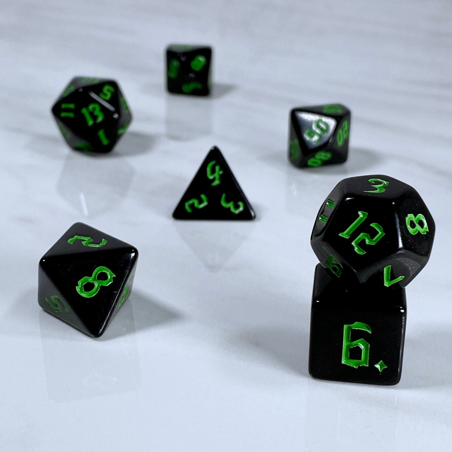 Necrotic Green Dice