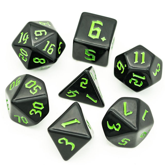 Necrotic Green Dice