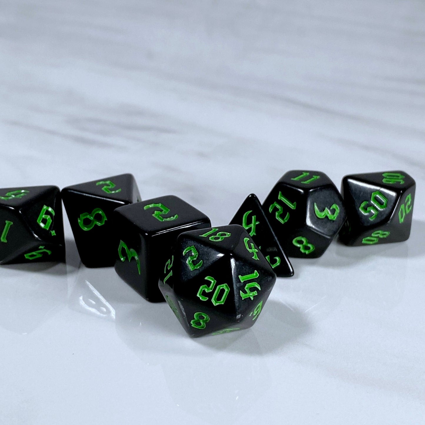 Necrotic Green Dice