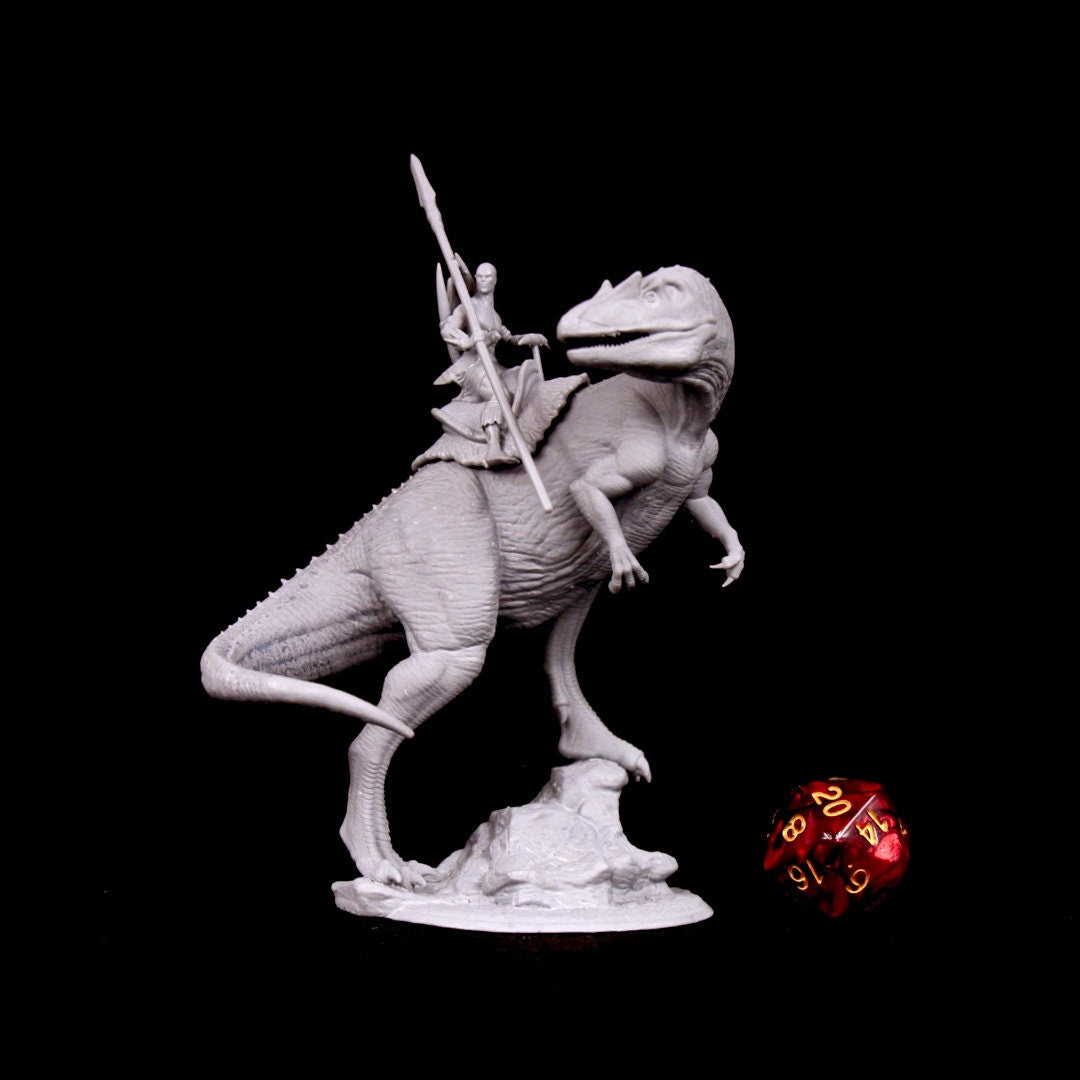 Allosaurus with Optional Riders, Jurassic Tribe