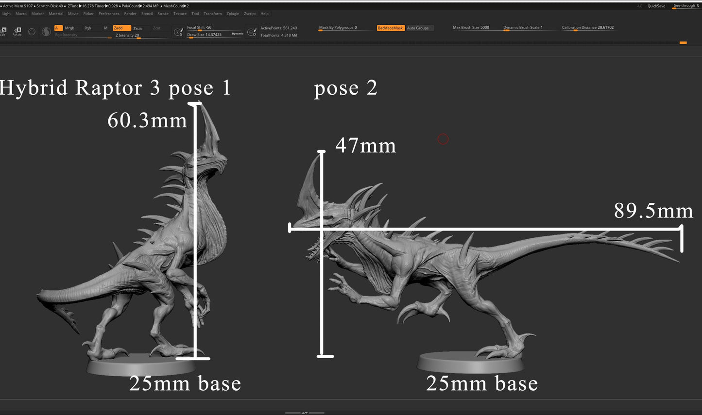 Hybrid Raptor, Mini Monster Mayhem