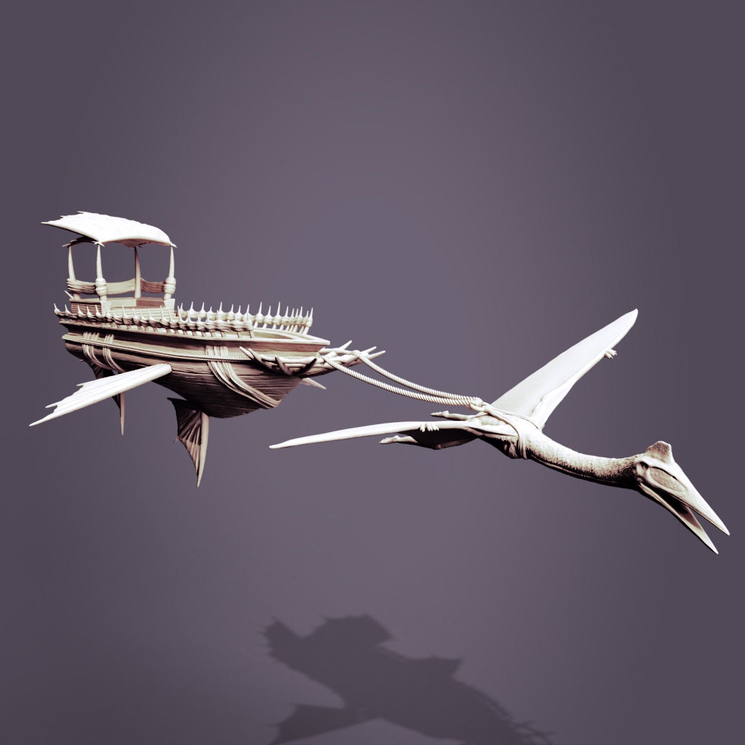 Flying Boat and Quetzalcoatlus, Jurassic Tribe