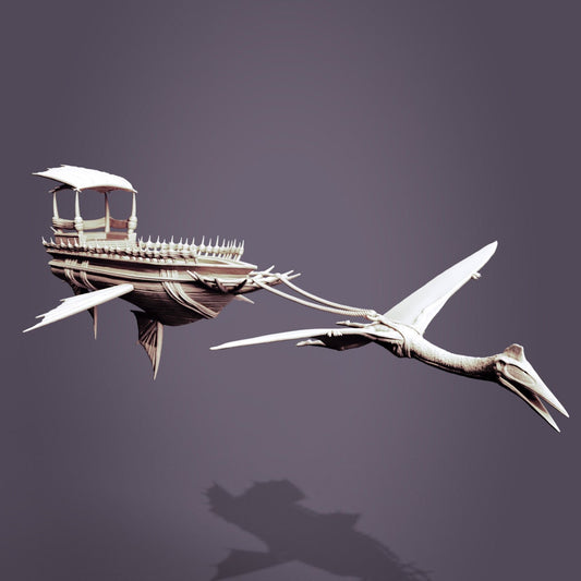 Flying Boat and Quetzalcoatlus, Jurassic Tribe
