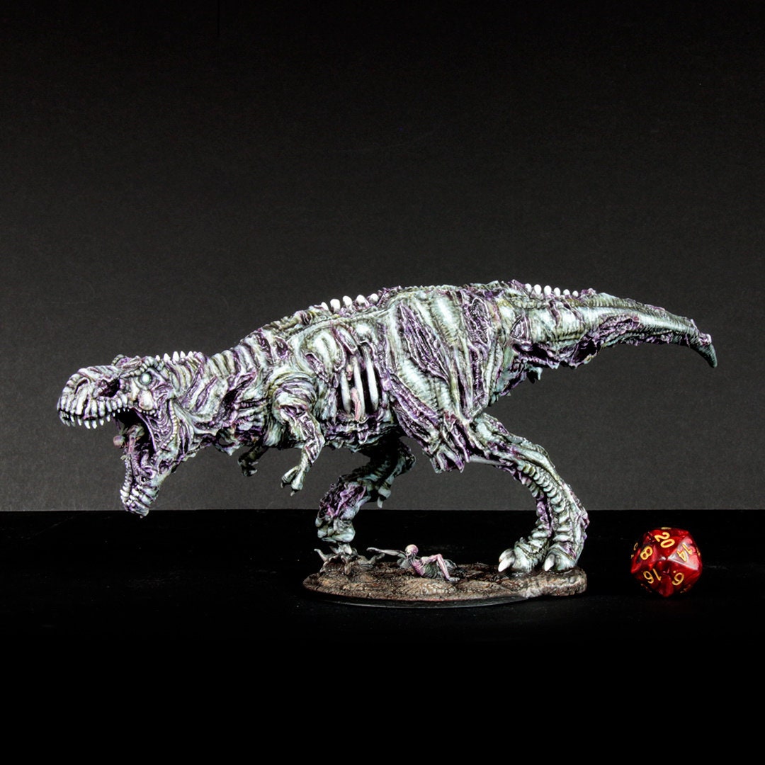 Zombie T-Rex and Zombies, Jurassic Tribe