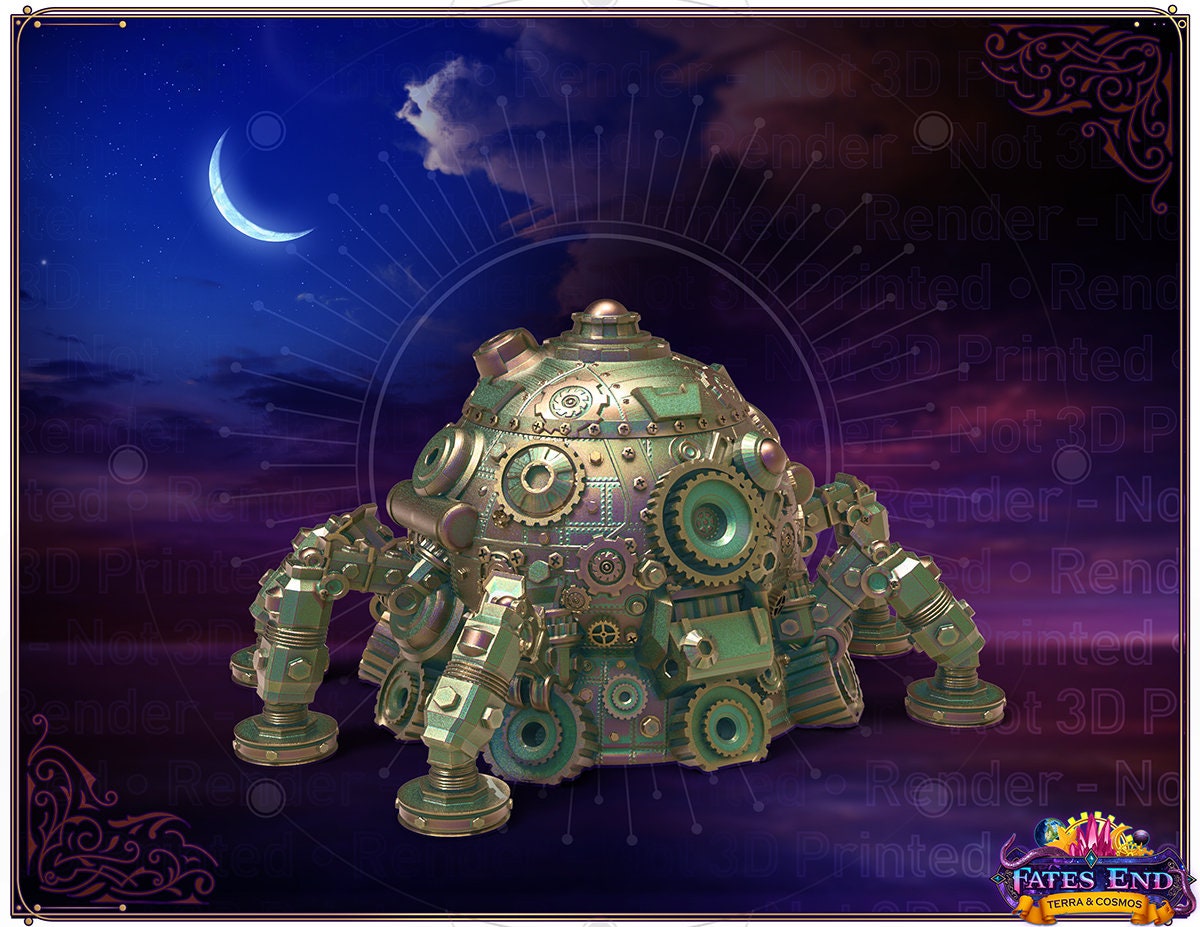 Octopus Steampunk Dice Vault