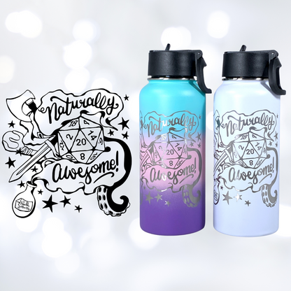 Naturally Awesome Custom Water Bottle
