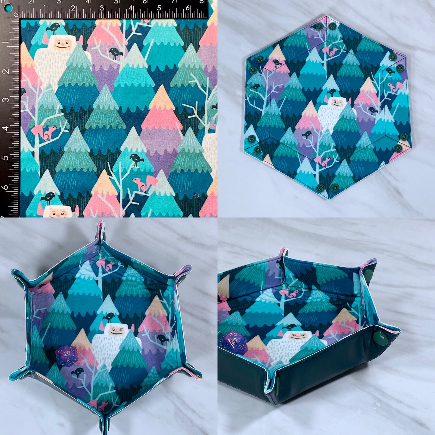 Cryptid Hex Snap Dice Tray