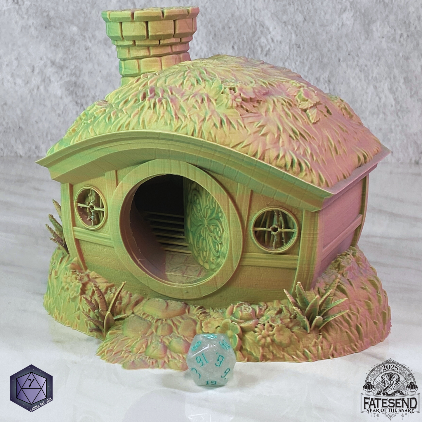 Halfling Hut Dice Tower